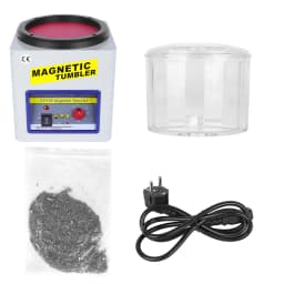 KT-185 Magnetic Tumbler Jewelry Polisher 2000 RPM Finisher AC 110V/220V with Adjustable Speed for Jewelry Polishing Machine