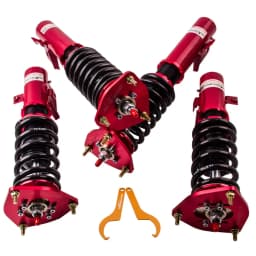 MaXpeedingrods Coilover Shock+Spring+Camber for Subaru Impreza WRX 1992-2000 GC8 Coilover Suspensions Shock Absorber Coilovers