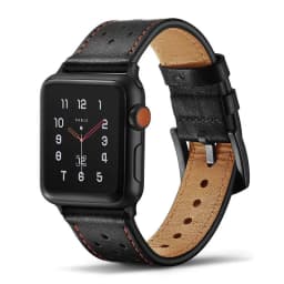 Leather strap For Apple watch band 45mm 44mm Ultra2 49mm 40mm 42mm 38/41mm 44 45 mm Retro bracelet iWatch serie 9 8 7 4 5 6 3 se