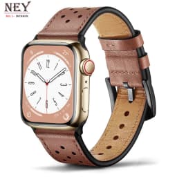 Leather strap For Apple watch band 45mm 44mm Ultra2 49mm 40mm 42mm 38/41mm 44 45 mm Retro bracelet iWatch serie 9 8 7 4 5 6 3 se