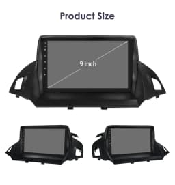 Hizpo 2 Din Android 13 For Ford Kuga 2 Escape 2013 - 2017 Car Radio Multimedia Video Player Navigation GPS 4G Carplay Stereo RDS
