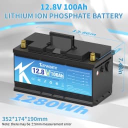 New 12V 24V 50Ah 100Ah 120Ah 180Ah 200Ah 300Ah Lithium Iron Phosphate Battery For Golf Cart EV RV Solar Energy Trolling Motor