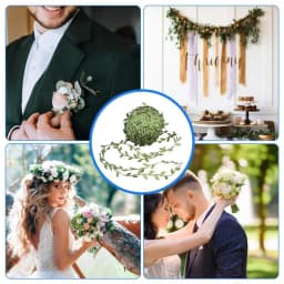 Leaf Wall Decor Realistic Waterproof Greenery Garland Multipurpose Greenery Decor For Wedding Party Dangling Vine Ornaments For