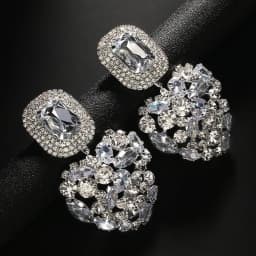 Stonefans Bilng Rhinestone Heart Dangle Earrings Luxury for Women Fashion Jewelry Square Earrings Statement 2024 Designer Y2k