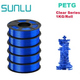 SUNLU 3D Filament PETG/EASY ABS/TPU/ASA Filamnet 1.75mm 5Roll 1KG（TPU 0.5KG/Roll） 3D Printer Filament for 3D Printer