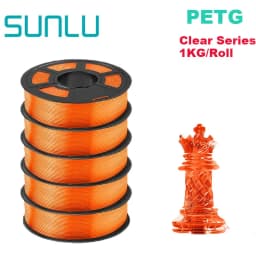 SUNLU 3D Filament PETG/EASY ABS/TPU/ASA Filamnet 1.75mm 5Roll 1KG（TPU 0.5KG/Roll） 3D Printer Filament for 3D Printer