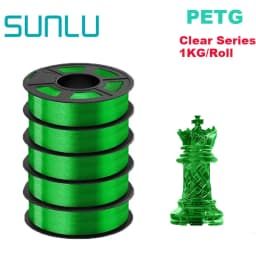 SUNLU 3D Filament PETG/EASY ABS/TPU/ASA Filamnet 1.75mm 5Roll 1KG（TPU 0.5KG/Roll） 3D Printer Filament for 3D Printer