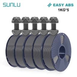 SUNLU 3D Filament PETG/EASY ABS/TPU/ASA Filamnet 1.75mm 5Roll 1KG（TPU 0.5KG/Roll） 3D Printer Filament for 3D Printer