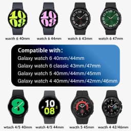 No Gaps Nylon Band For Samsung Galaxy Watch 6 strap magnetic 20mm bracelet Galaxy watch 6 4 classic 5 pro 47mm 43mm 44mm 40mm