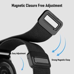 No Gaps Nylon Band For Samsung Galaxy Watch 6 strap magnetic 20mm bracelet Galaxy watch 6 4 classic 5 pro 47mm 43mm 44mm 40mm