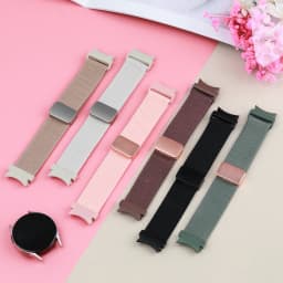 No Gaps Nylon Band For Samsung Galaxy Watch 6 strap magnetic 20mm bracelet Galaxy watch 6 4 classic 5 pro 47mm 43mm 44mm 40mm