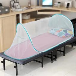 Folding Bed Tent Portable Outdoor Hiking Travel Mosquito Net Tent Indoor Accessories Single Bed Mesh Tent Camping Fly Net Tent