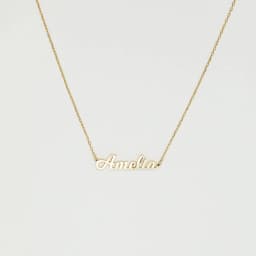 Customized Personalized Necklace Stainless Steel Name Pattern O-Shaped Chain Necklace A Gift For Family Friends And Lover