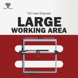 TwoTrees TS2 Auto Focus Laser Engraver Metal Laser Engraving Machine with WiFi Offline Control Limit Switch Cutting Acrylic Wood