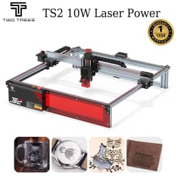 TwoTrees TS2 Auto Focus Laser Engraver Metal Laser Engraving Machine with WiFi Offline Control Limit Switch Cutting Acrylic Wood