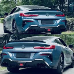 For 2018+ BMW 8 Series G15 Coupe Gloss Black M4 Style Rear Boot Spoiler Wing Lid
