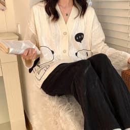 Woman Spring and Autumn Nursing Nursing Cotton Maternity Wear Summer Thin Postpartum Pregnant Women Pajamas Home Clothing Set