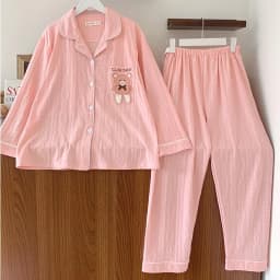 Woman Spring and Autumn Nursing Nursing Cotton Maternity Wear Summer Thin Postpartum Pregnant Women Pajamas Home Clothing Set