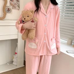 Woman Spring and Autumn Nursing Nursing Cotton Maternity Wear Summer Thin Postpartum Pregnant Women Pajamas Home Clothing Set