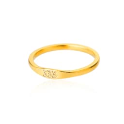 Lateefah Simple Number Ring Men's Women's Stainless Steel Ring 111 999 Angel Number Jewelry