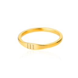 Lateefah Simple Number Ring Men's Women's Stainless Steel Ring 111 999 Angel Number Jewelry