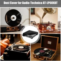 Stereo Turntable Dust Cover Record Player Dust Sleeve Cover Anti-Scratch Stereo Turntable Dust Protector For Dirt Pet Hair