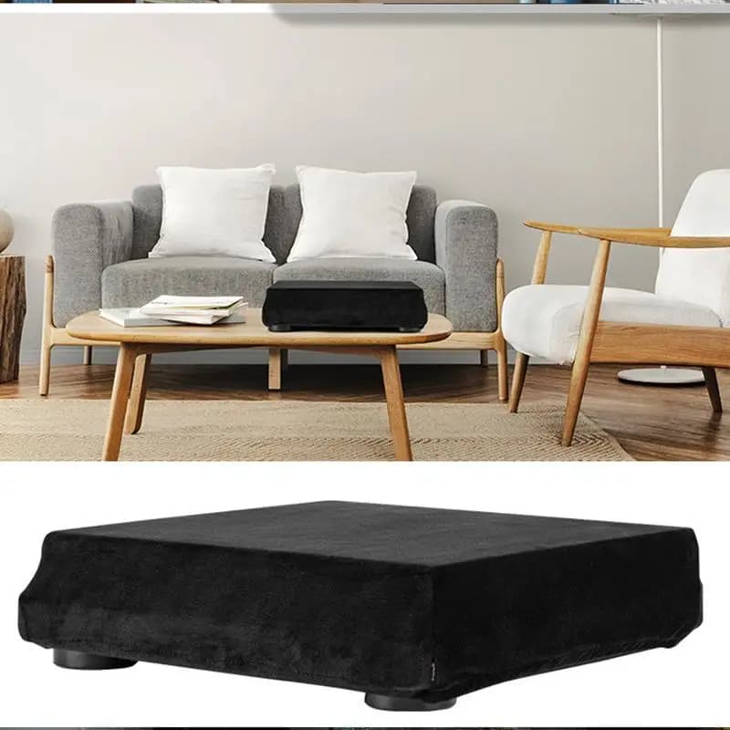 Stereo Turntable Dust Cover Record Player Dust Sleeve Cover Anti-Scratch Stereo Turntable Dust Protector For Dirt Pet Hair