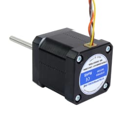 STEPPERERONLINE Nema 17 Stepper Motor 55mm Round Shaft 55Ncm 17HS19-2504S-H-V1High Temp Insulation Class H 180C for 3D Printer