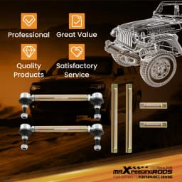 Front Adjustable Sway Bar End Links Fit for BMW 3 Series E90 / E91 / E92 / E93 Brand New Kit