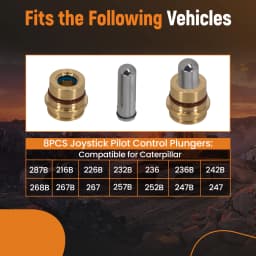 8PCs Pilot Valve Pusher for for Honda CRV 2002-2006 289-8451 2898451 CA2898451 198-1076 1981076 Control Plungers