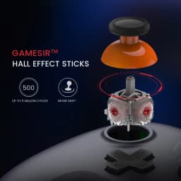 GameSir Nova Lite Switch Controller Gaming Gamepad with Hall Effect for Nintendo Switch iPhone Android Cellphone PC