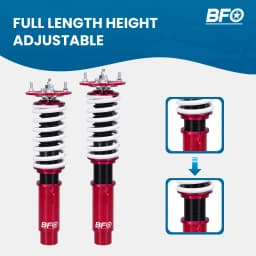 24 Levels Coilover Kit For BMW 3 Coupe E92 / Convertible E93 320i 325i 330i 335i Racing Lowering For Coupe E93 Convert RWD 07-12