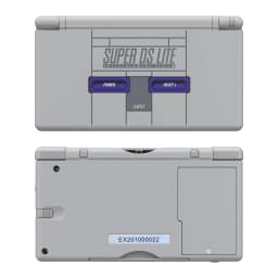 eXtremeRate Replacement Full Housing Shell for Nintendo DS Lite(NDSL), Case Cover with Buttons, Screen Lens - Classic SNES Style