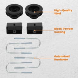 3" Front + Rear Leveling Lift Kit for Dodge Ram 1500 2500 3500 2WD 94-13 Steel