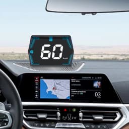 Font Digital Speed Meter Clock Gauge Auto Electronics Accessories Windshield Projector GPS System Digital Hud Windshield