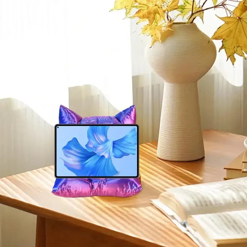 Mobile Phone Pillow Holder Phones Tablet Sofa Stand Sofa Shape Desktop Decoration Pillow Phone Holder For Phone Tablet Readers