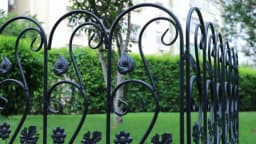 5PCS Decorative Garden Fence Outdoor Garden Balcony Patio Lawn Landscape Fences