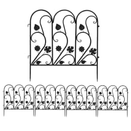 5PCS Decorative Garden Fence Outdoor Garden Balcony Patio Lawn Landscape Fences