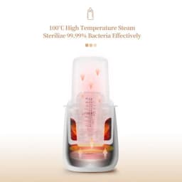 Baby Bottle Warmer Baby Milk Warmer Automatic Shutdown Breastmilk Heater Baby Food Heater Safe & Fast Feeding Bottle Warmer For