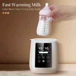 Baby Bottle Warmer Baby Milk Warmer Automatic Shutdown Breastmilk Heater Baby Food Heater Safe & Fast Feeding Bottle Warmer For