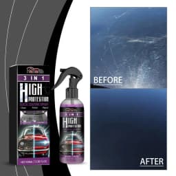 3 In Rapid Car Ceramic Coating Fortify Car Wax Polish Spray Hydrophobic Intense Gloss Shine Glass&Wheels&Paint Sealant Detail