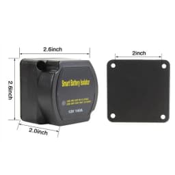 Battery Isolator 12V Disconnect Controller Battery Relay Car Battery Controller Dual Battery Automatic Charging Relay For 12V