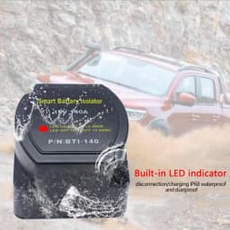 Battery Isolator 12V Disconnect Controller Battery Relay Car Battery Controller Dual Battery Automatic Charging Relay For 12V