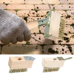 Deck Crevice Cleaning Tool Driveway Moss Remover Weeding Wire Brush Manual Crevice Weeding Tool Grout Remover Multifunctional 45