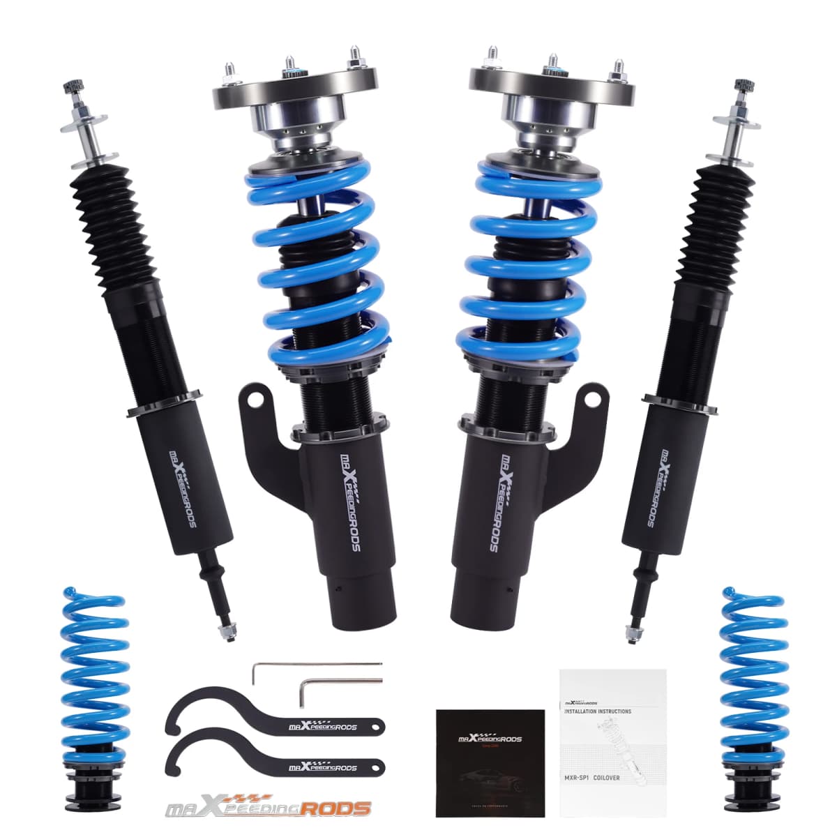 MaXpeedingrods T6 Coilovers Lowering Coils for BMW 3-Series E90 xDrive AWD 06-11 Coilovers Lowering Coils