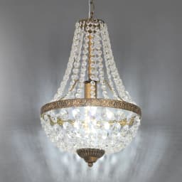 Crystal Chandelier Retro Pendant Light E26 Bulb Ceiling Lamp Living Dining Rpom Lustre Fixture Hanging Light Vintage Home Decor