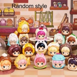 Anime Figurine Baking Workshop Theme Cartoon Character Doll Home Room Decor Table Centerpiece Cute Action Figure Collectible Toy