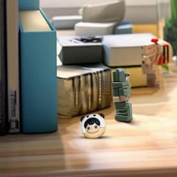 Anime Figurine Baking Workshop Theme Cartoon Character Doll Home Room Decor Table Centerpiece Cute Action Figure Collectible Toy
