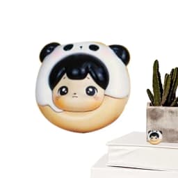 Anime Figurine Baking Workshop Theme Cartoon Character Doll Home Room Decor Table Centerpiece Cute Action Figure Collectible Toy