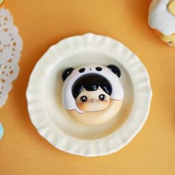 Anime Figurine Baking Workshop Theme Cartoon Character Doll Home Room Decor Table Centerpiece Cute Action Figure Collectible Toy